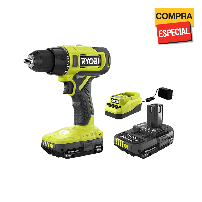 Photo: ONE+ kit de taladro destornillador de 1/2" de 18V