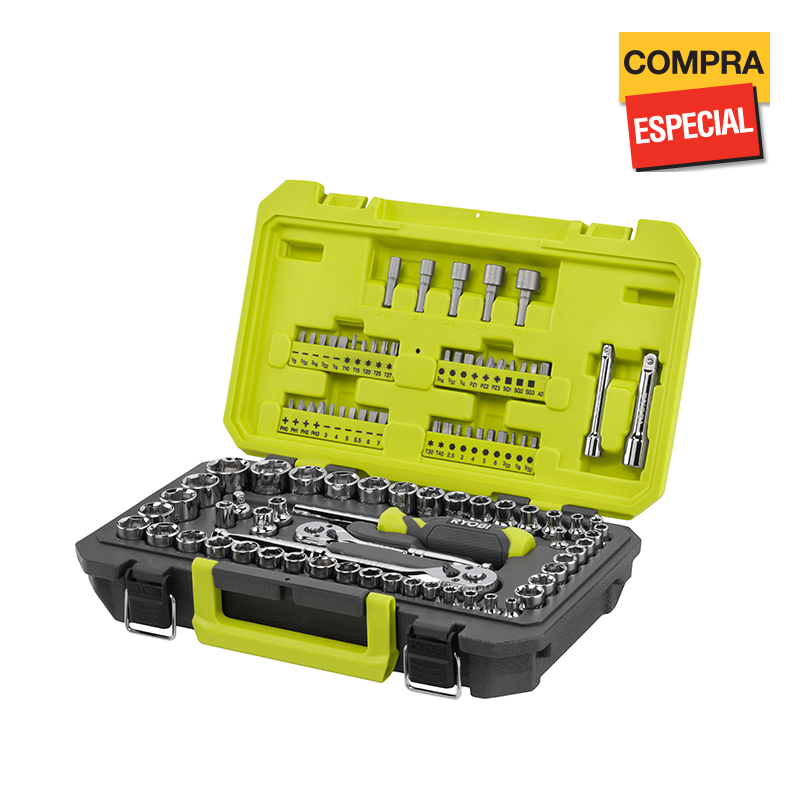 Photo: Juego de matraca con dados con cuadro de 3/8" ( 97 piezas)