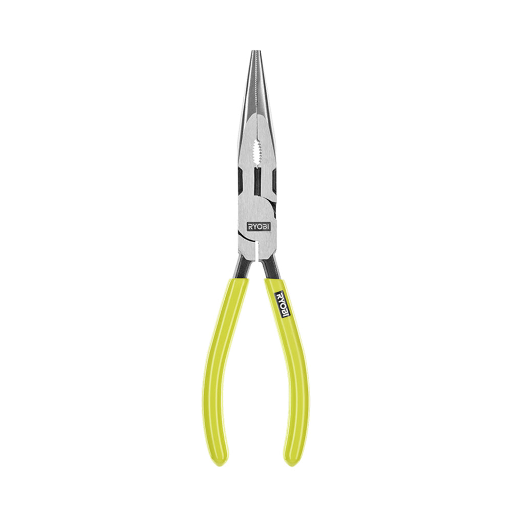 8" HIGH LEVERAGE LONG NOSE PLIER Image 1