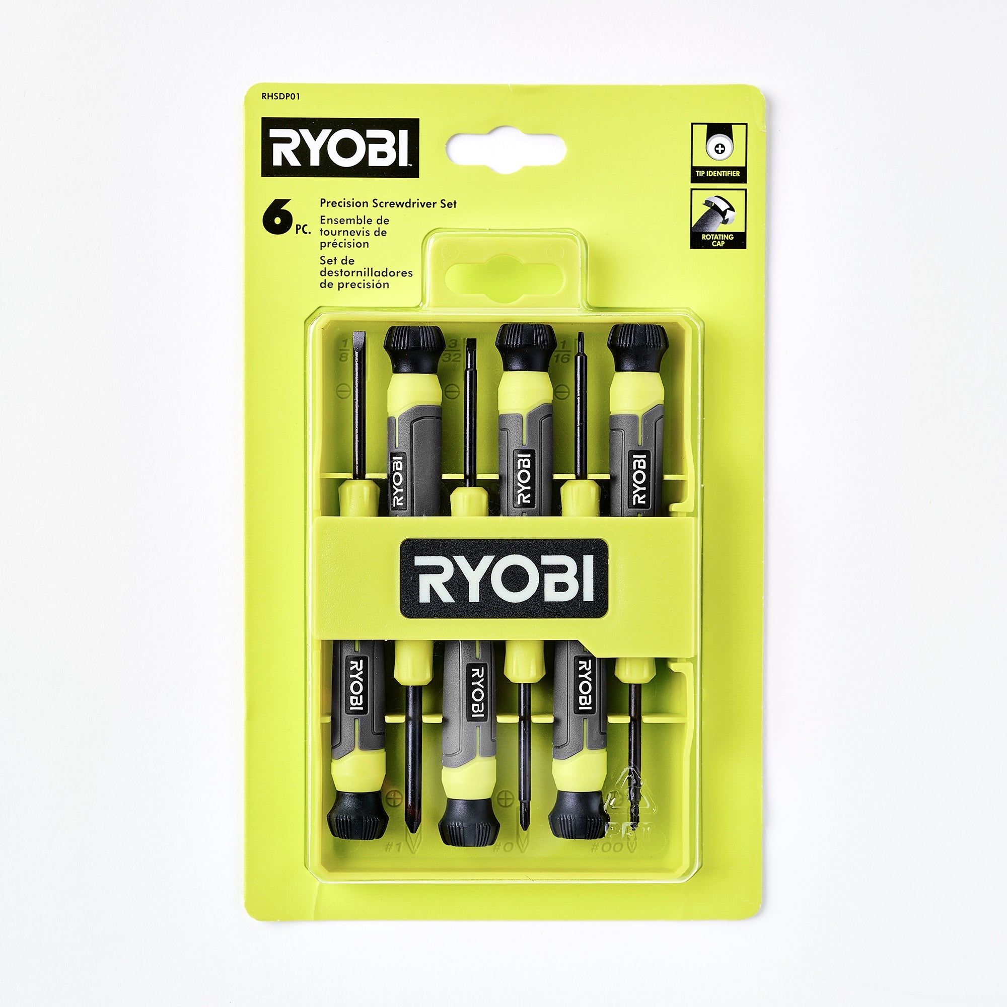 6-Piece Precision Screwdriver Set with Cushion Grip Handles Image 4