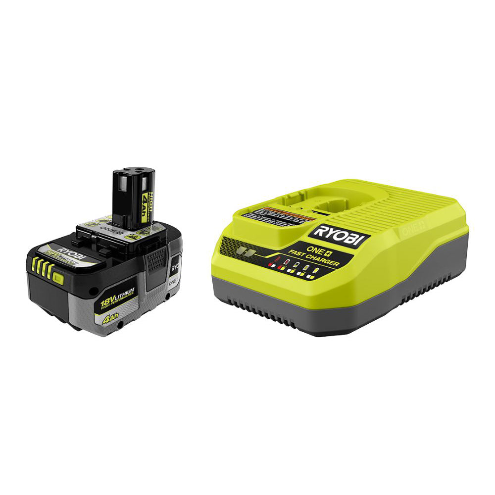 KIT DE INICIO DE ALTO RENDIMIENTO DE LITIO ONE+ DE 18 V Y 4 AH