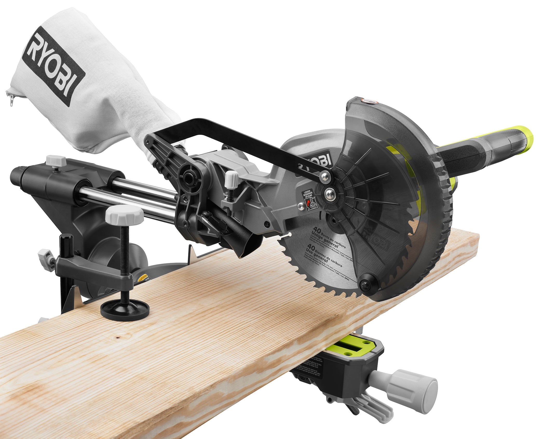 18V ONE+ 7-1/4" Sliding Compound Miter Saw Image 4