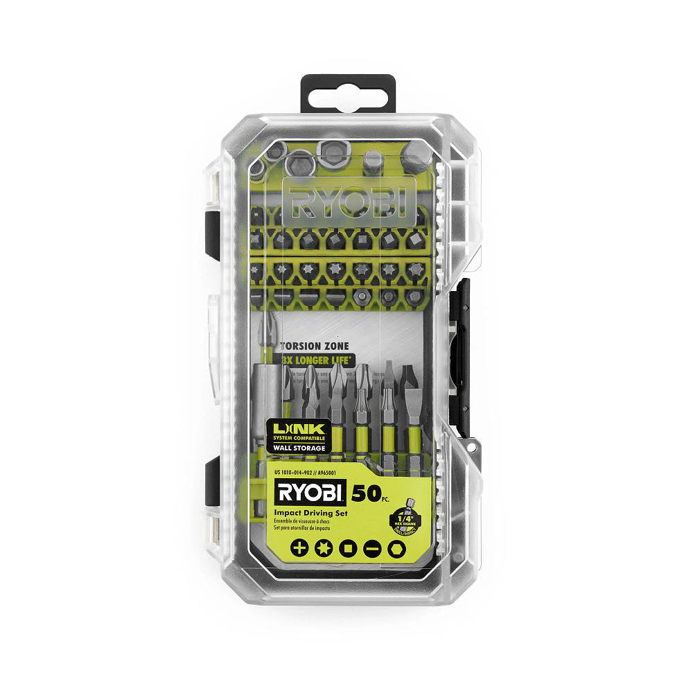 JUEGO DE 50 PIEZAS DE ATORNILLADORES CON CLASIFICACIÓN DE IMPACTO