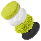 KIT DE LIMPIEZA DE MICROFIBRA DE 6" DE 4 PIEZAS