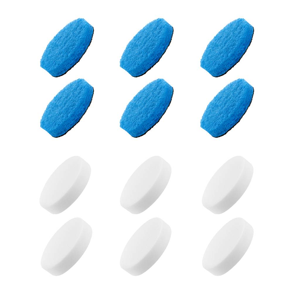 KIT DE 12 PIEZAS DE LIMPIADORES Y ESPONJAS