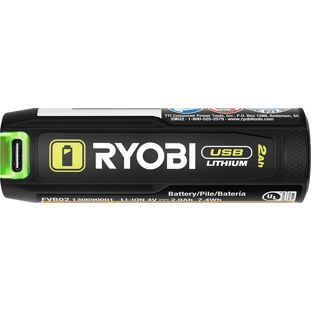 USB LITHIUM 2AH LITHIUM RECHARGEABLE BATTERY (2-PACK) image