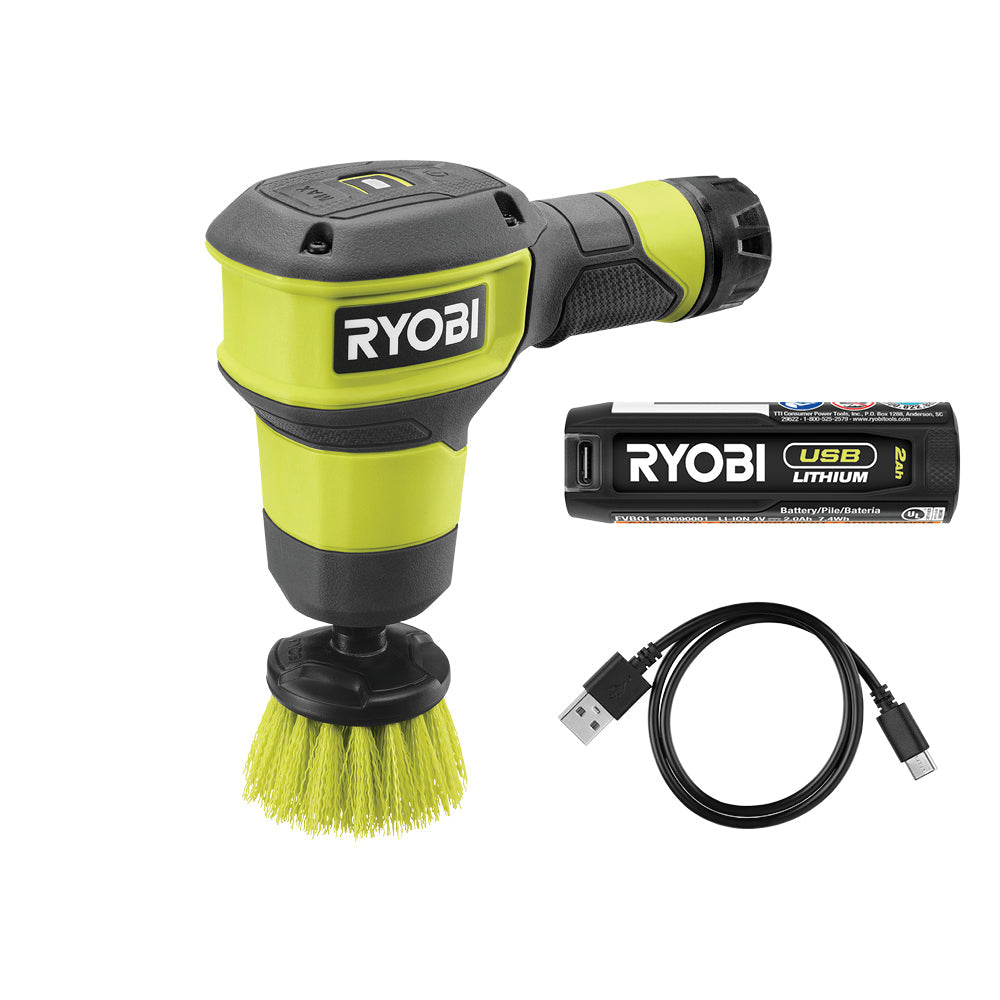 KIT DE LIMPIADORA ELÉCTRICA CON BATERÍA DE LITIO USB