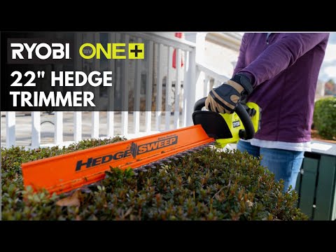 18V ONE+ 22" HEDGE TRIMMER video