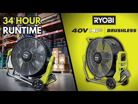 40V HP BRUSHLESS HYBRID WHISPER SERIES 20" AIR CANNON video