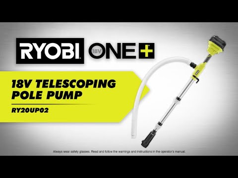 18V ONE+ 1/6 TELESCOPING POLE PUMP KIT  video